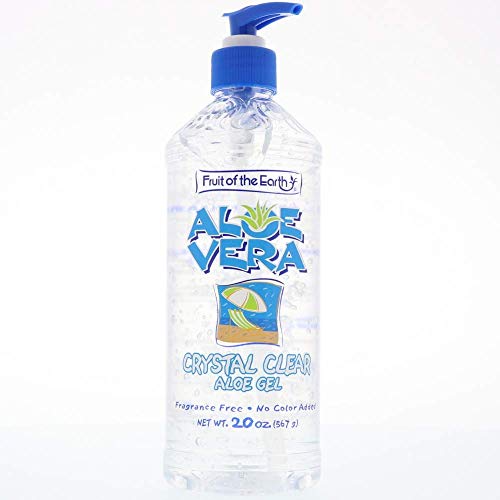 Fruit Of the Earth Aloe Vera Crystal Clear Gel Bottle - 20 Oz