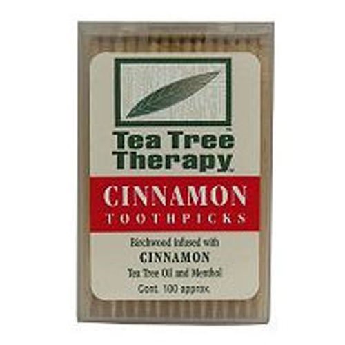 Tea Tree Therapy - Tea Tree Toothpicks Cinnamon - 100 Pick(s)