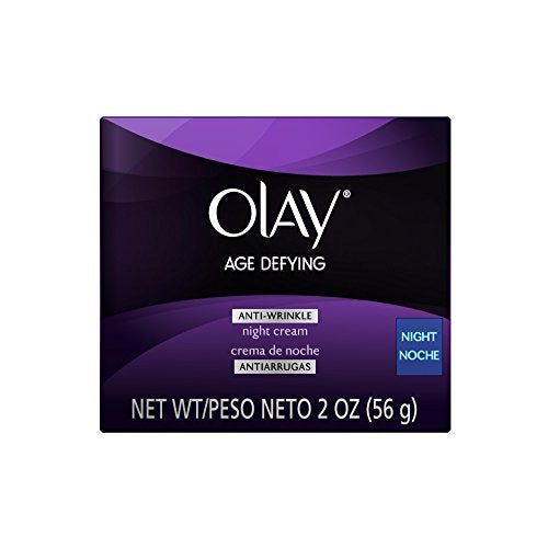 Olay Age Defying Anti-Wrinkle Night Cream, Oil-Free - 2 oz