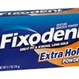 Fixodent Denture Adhesive Powder, Extra Hold - 1.6 OZ
