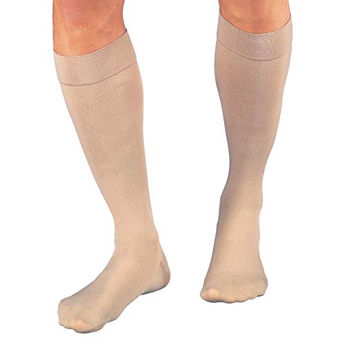 Jobst Medical Legwear Stockings Relief Compression Knee High 30-40 mm/Hg Closed Toe Beige, Medium - 1 ea