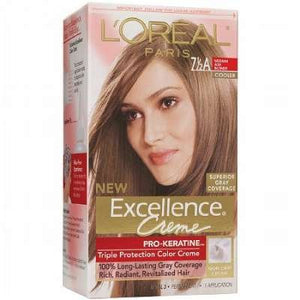 LOreal Excellence Triple Protection Hair Color Creme, 7.5A Medium Ash Blonde - 1 Kit