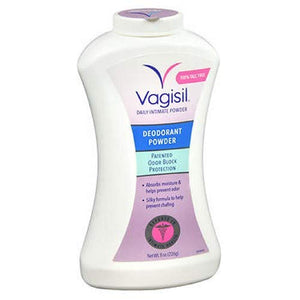 Vagisil deodorant powder enriched with vitamin E, A and D, odor blocking protection - 7 oz.