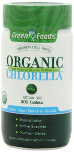 Green Foods Corporation, Organic Chlorella, 200 mg, 300 Tablets.