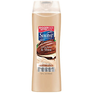 Suave skin therapy body wash, cocoa and shea butter - 12 oz.