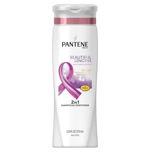 Pantene Pro-V Beautiful Lengths Hair Strengthening 2 in1 Shampoo - 12.6 Ounce.
