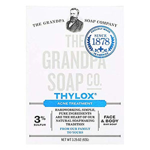 Grandpa's Thylox Acne Treatment Soap with Sulfur - 3.25 oz.