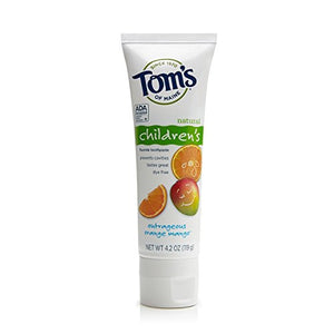 Tom's of Maine - Natural Toothpaste Children's With Fluoride Outrageous Orange-Mango - 4.2 oz.