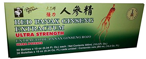 Prince of Peace - Ultra Strength Red Panax Ginseng Extractum 400 mg. - 30 Vial