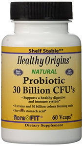 Healthy Origins - Probiotic 30 Billion CFU's - 60 Vegetarian Capsules