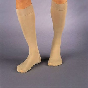 Jobst Medical Legwear Stockings Relief Compression Knee High 30-40 mm/Hg, Open Toe Beige, Medium - 1 ea