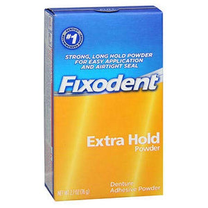 Fixodent Extra Hold Denture Adhesive Powder - 2.7 OZ