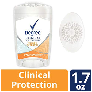Degree Clinical Protection Deodorant For Women, Summer Strength - 1.7 oz