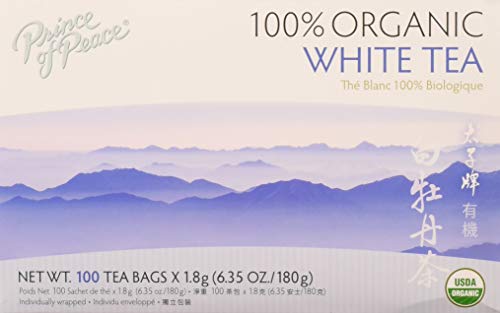 Prince of Peace - 100% Organic White Tea - 100 Tea Bags