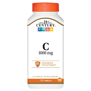 21st Century C 1000 Mg Tablets, Vitamin Supplement - 110 ea