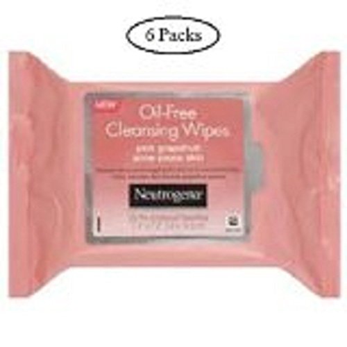 Neutrogena Oil Free Cleansing Wipes, Pink Grapefruit - 25  ea