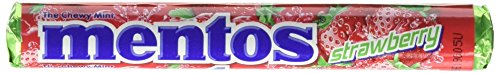 Mentos Strawberry Chewy Mint Rolls - 15 ea