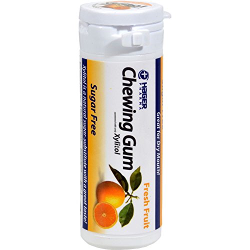 Miradent Hager Pharma Xylitol Sugar Free Chewing Gum, Fresh Fruit - 30 ea