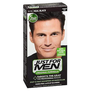 Just For Men Shampoo In Hair Color, Real Black 55 - 1 ea.