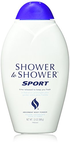 Shower to Shower Absorbent Body Powder, Sport - 13 Ounce