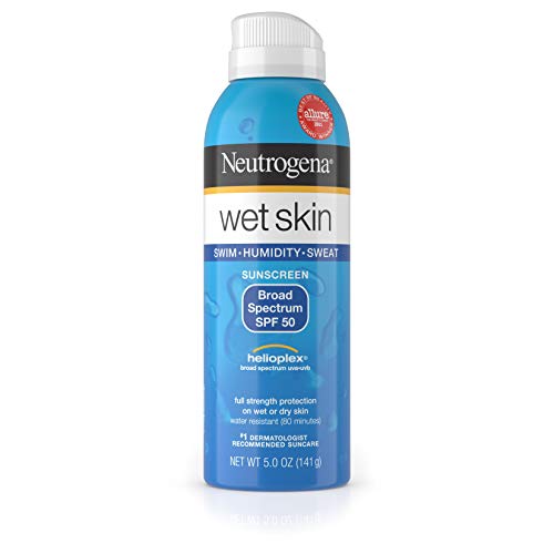 Neutrogena  Spray, SPF 50 - 140 gmWet Skin Sunscreen.