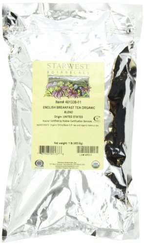 Starwest Botanicals - Bulk English Breakfast Tea Organic - 1 lb.