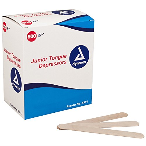 Dynarex Tongue Depressor Non-Sterile Junior - 500 ea