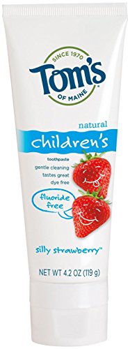 Tom's of Maine - Natural Toothpaste Children's Fluoride-Free Silly Strawberry - 4.2 oz.