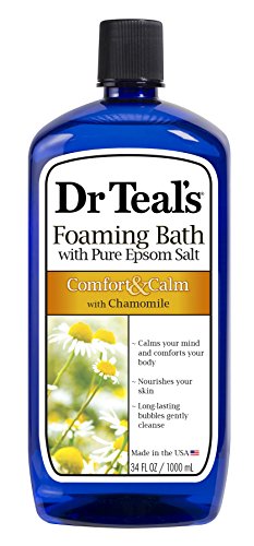 Dr. Teals Comfort and Calm Foaming Bath, Chamomile - 34 oz