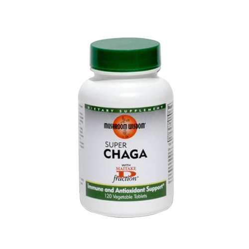 Mushroom Wisdom - Super Chaga - 120 Vegetarian Tablets