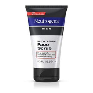 Neutrogena Razor Defense Face Scrub For Men - 4.2 oz