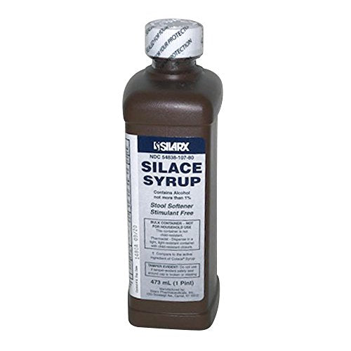 Silarx Silace Docusate Sodium Stool Softener Syrup - 16 OZ
