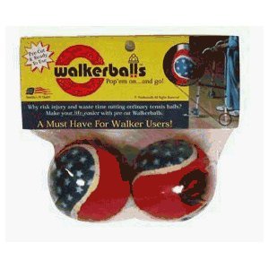 Walker balls patriotic, red white and blue, model no : 4000-02, 1 pair