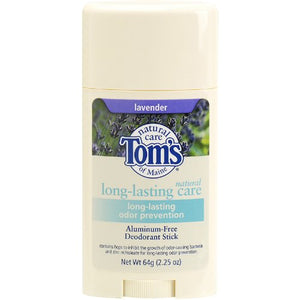 Toms of Maine Natural Long-Lasting Deodorant Stick Lavender - 2.25 oz (64 g).