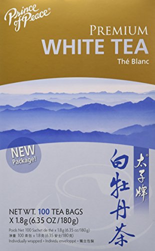 Prince of Peace - Premium Peony White Tea 100% Natural - 100 Tea Bags