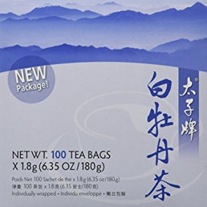 Prince of Peace - Premium Peony White Tea 100% Natural - 100 Tea Bags