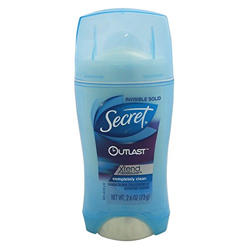 Secret Outlast Antiperspirant & Deodorant,Completely Clean - 2.6 oz