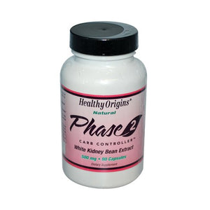 Healthy Origins - Phase 2 Starch Neutralizer 500 mg. - 90 Capsules.