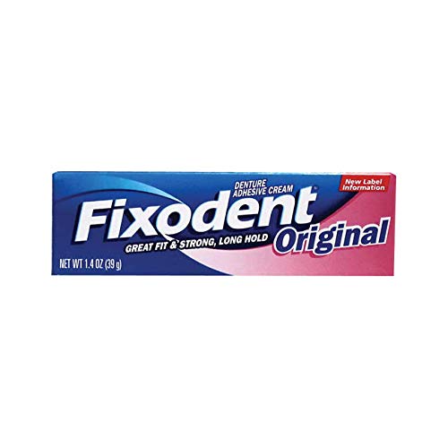 Fixodent denture adhesive cream, original - 1.4 oz