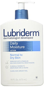 Lubriderm Daily Moisture Lotion Normal to Dry Skin - 16 oz