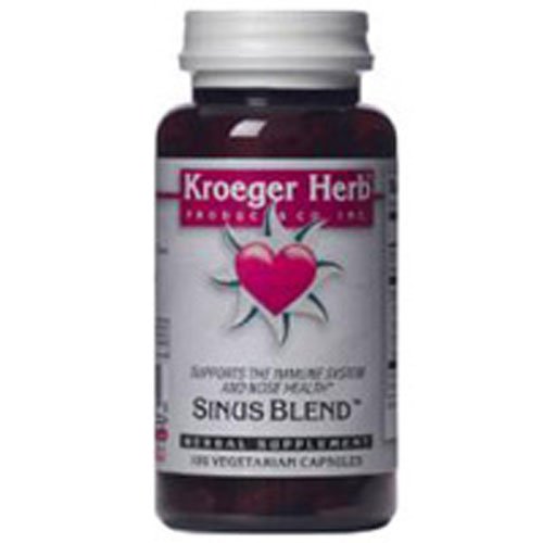 Kroeger Herbs - Herbal Combination Stuffy - 100 Capsules.