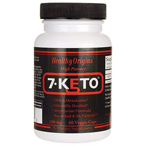 Healthy Origins - 7-Keto 100 mg. - 60 Vegetarian Capsules