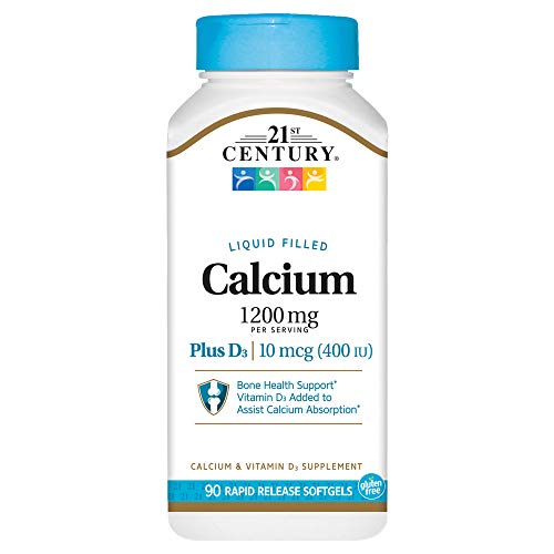 21st Century Calcium 600 Plus Vitamin D Softgels - 90 ea