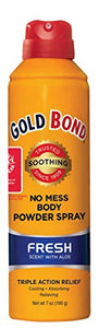 Gold Bond No Mess Spray Powder Fresh - 7 oz