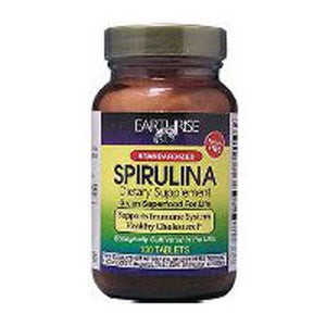 Earthrise - Spirulina Natural Green Super Food For Longevity 500 mg. - 90 Tablets