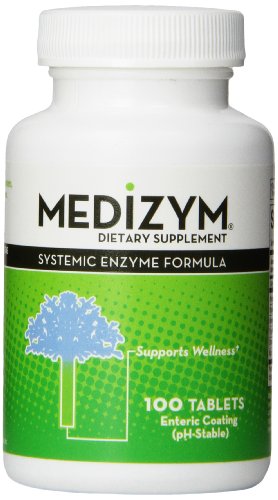 Naturally Vitamins - Medizym Systemic Enzyme Formula - 100 Tablets.