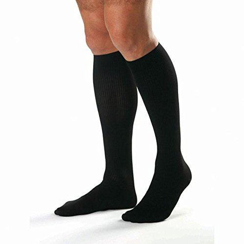 Jobst Medical Legwear for Mens Socks, Knee High 30-40 mm/Hg Compression, Black Color, Size: Xtra Large - 1 Piece