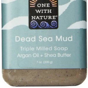 One With Nature - Dead Sea Mineral Bar Soap Rejuvenating Dead Sea Mud - 7 oz.