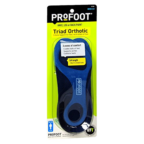 ProFoot triad insoles for mens - 1 pair