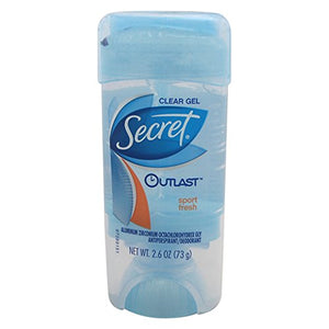 Secret Outlast Antiperspirant & Deodorant Clear Gel Sport - 2.7 oz